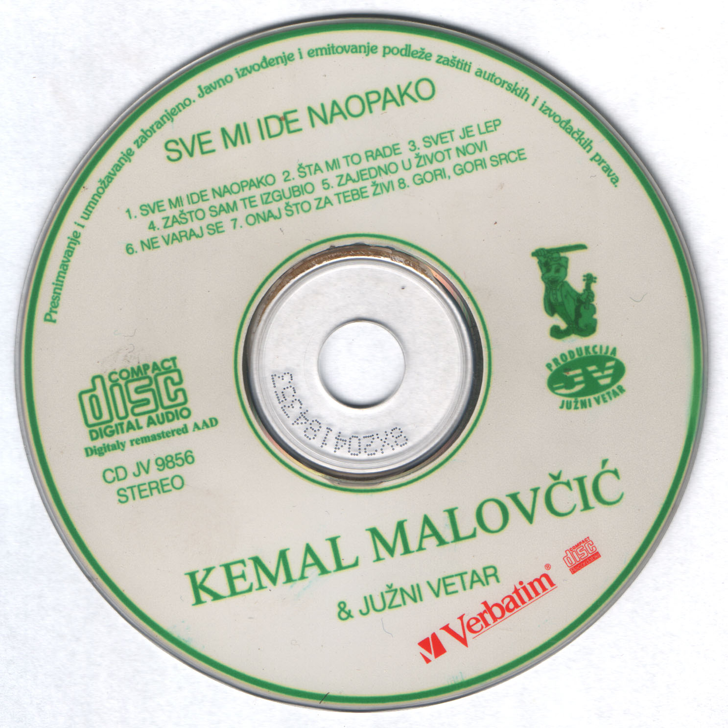 Kemal Malovcic 1988 Cd