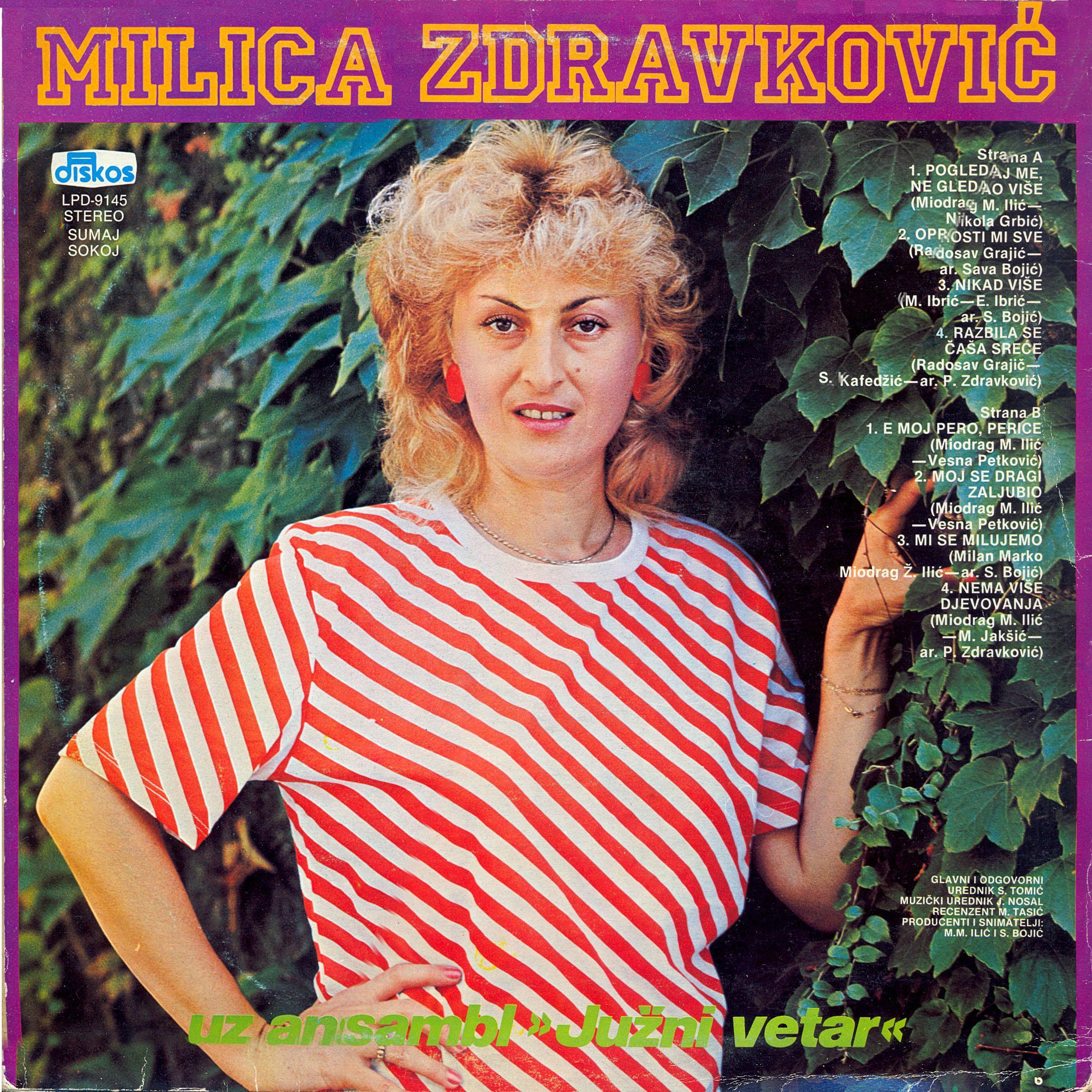 Milica Zdravkovic 1984 lp zadnja