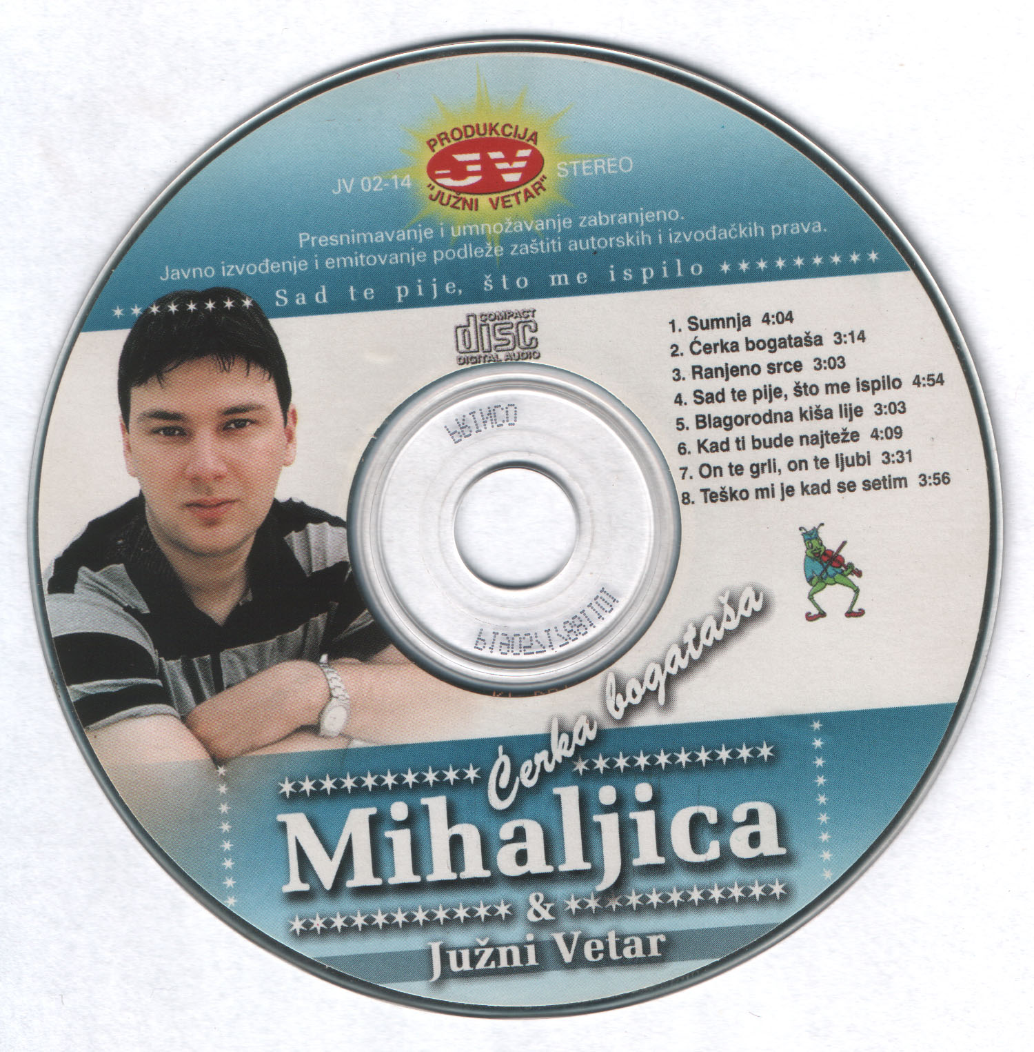 Jovan Mihaljica 2002 Cd