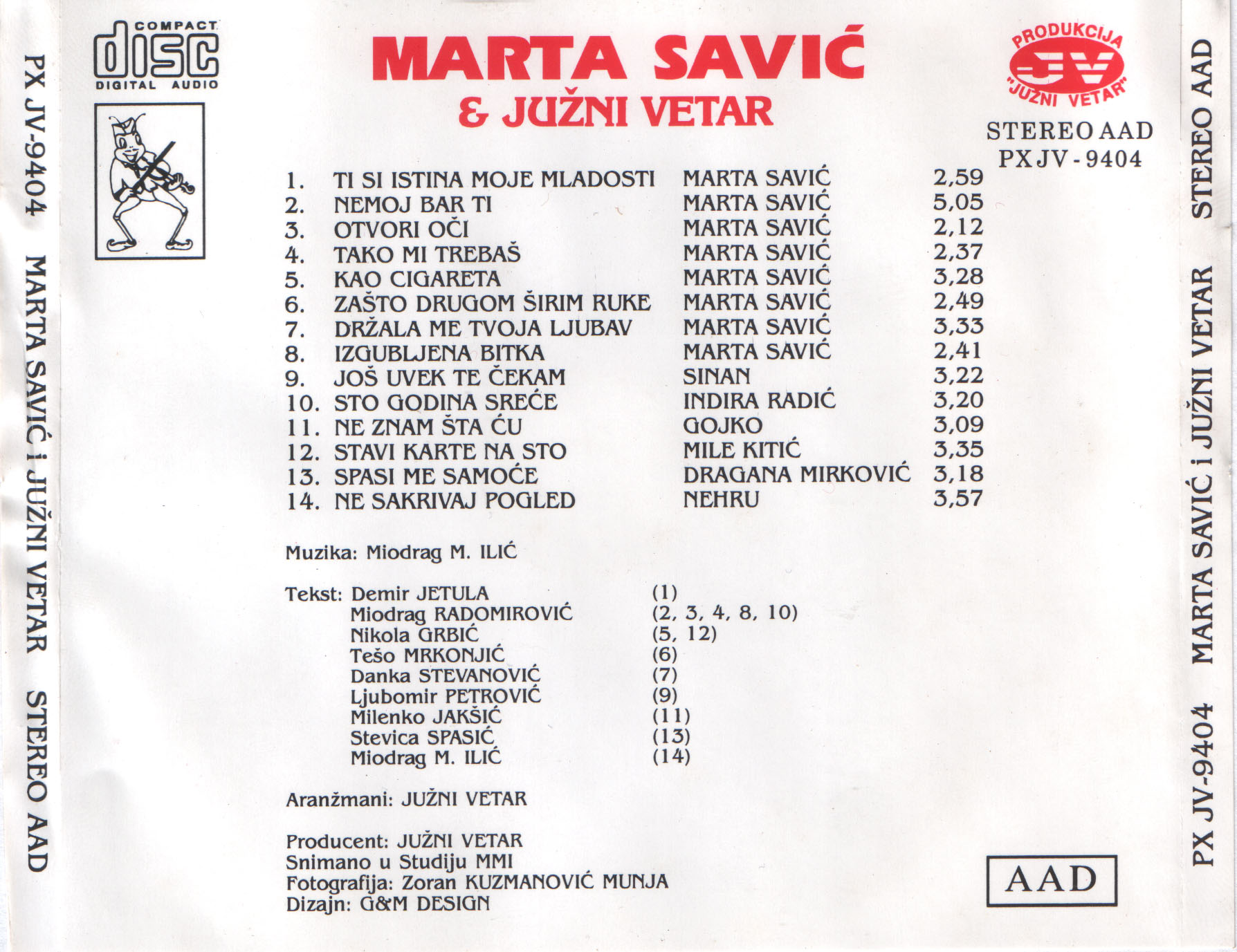 Marta Savic 1994 Zadnja